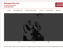 Tablet Screenshot of montagneracconta.it